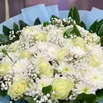 Bouquet Flowers - White & Yellow